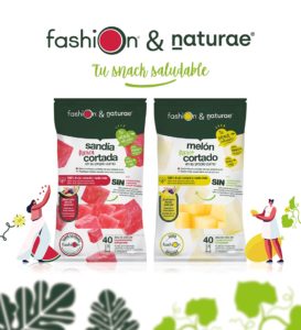 bolsitas de fruta fresca cortada de Naturae y Grupo AGF Fashion
