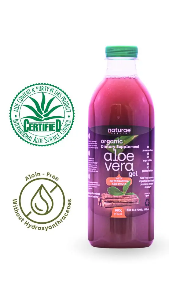 Organic aloe vera juice with honey - Naturae